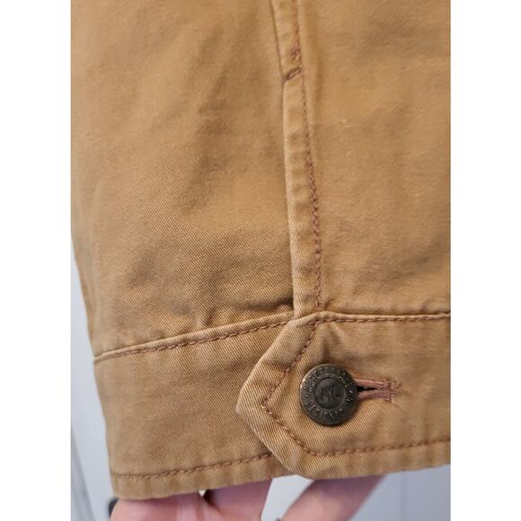 Aeropostale Womens Jacket Tan (Size M) Accented With Pockets, Zippers and Snaps - Picture 5 of 12